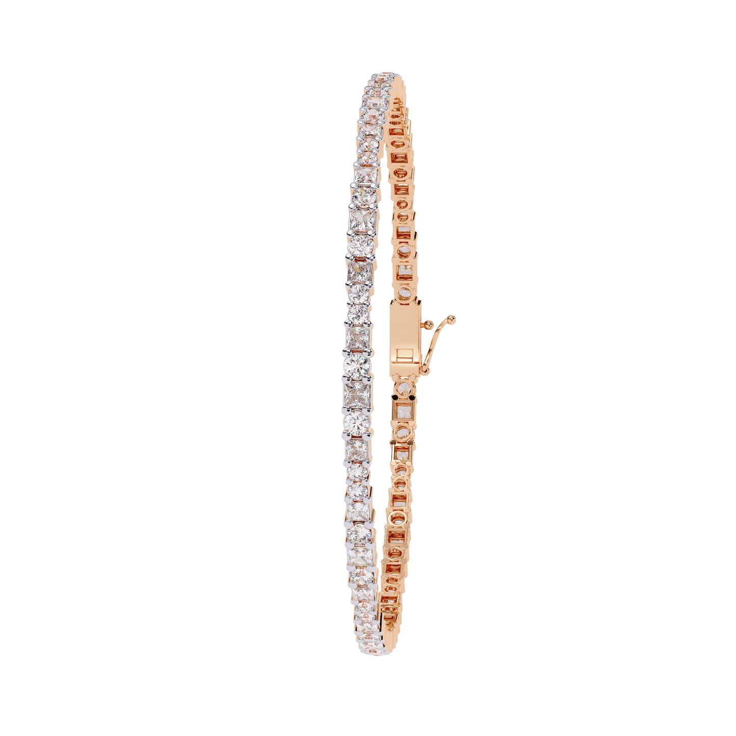 Round Brilliant Diamond Tennis Bracelet