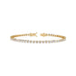 Elegant Baguette Diamond Line Bracelet