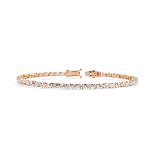 Round Diamond Tennis Bracelet