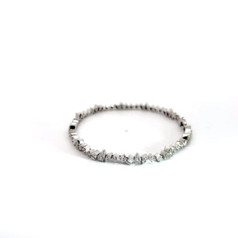 Buy Round Cut Diamond Chain Bracelet | Ivana Jewels Best lab grown diamond jewellery brand