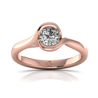 Buy Flower Bud Casual Diamond Ring at Ivana Jewels Best lab grown diamond jewellery brand