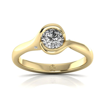 Buy Flower Bud Casual Diamond Ring at Ivana Jewels Best lab grown diamond jewellery brand