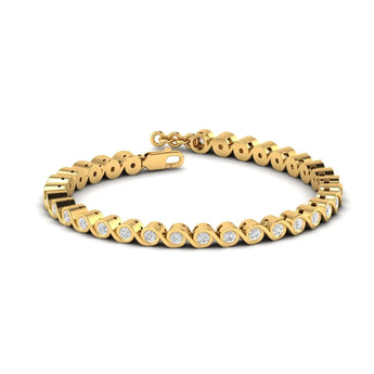 Bezel Diamond Bracelet Best lab grown diamond jewellery brand