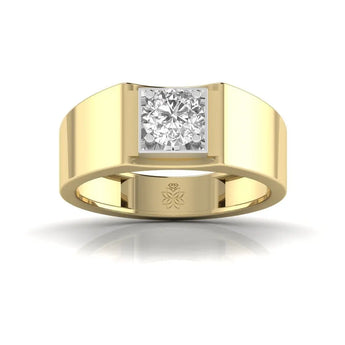 Buy Bold Elgance Diamond Ring for Men from Ivana Jewels Best lab grown diamond jewellery brand