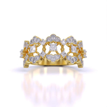 Buy Allure Casual Diamond Ring at Ivana Jewels Best lab grown diamond jewellery brand