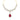 Dazzling Ruby Diamond Necklace Best lab grown diamond jewellery brand