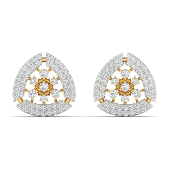 Brilliant Diamond Cluster Earrings Best lab grown diamond jewellery brand