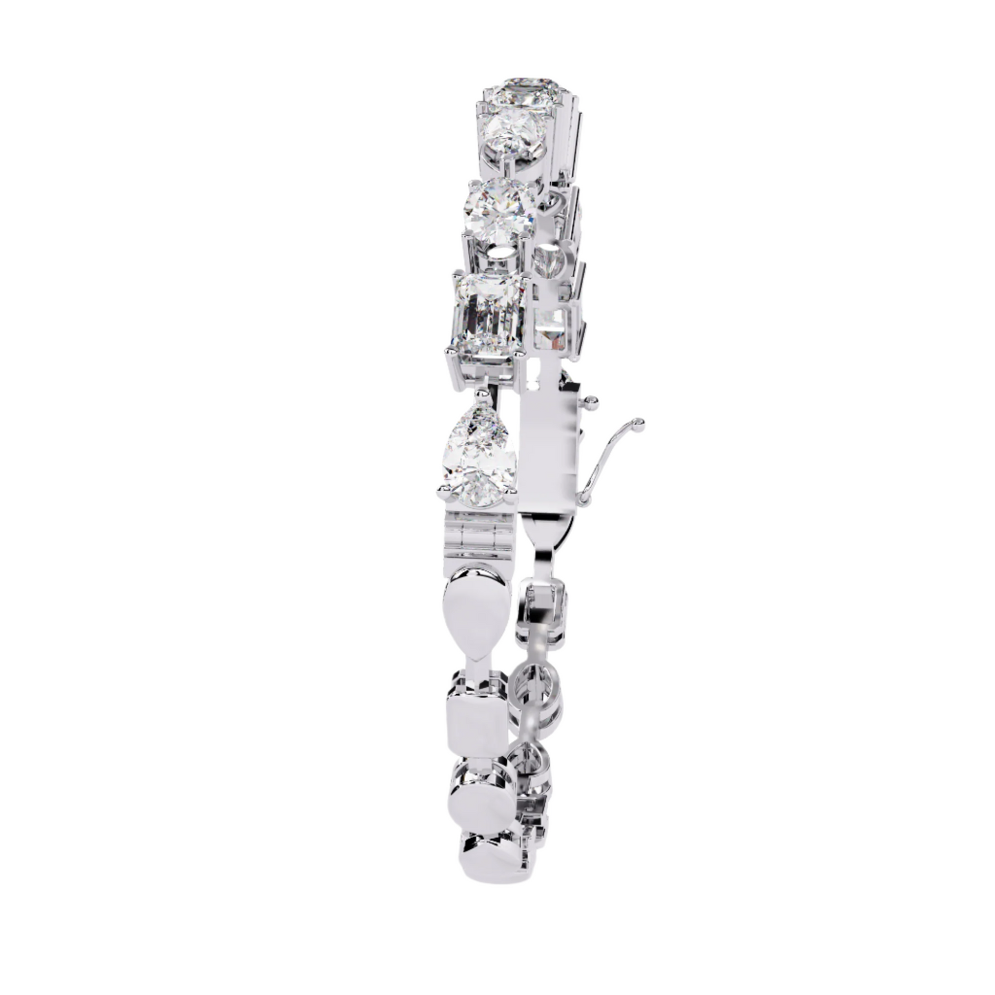 Whimsical Diamond Embrace Bracelet