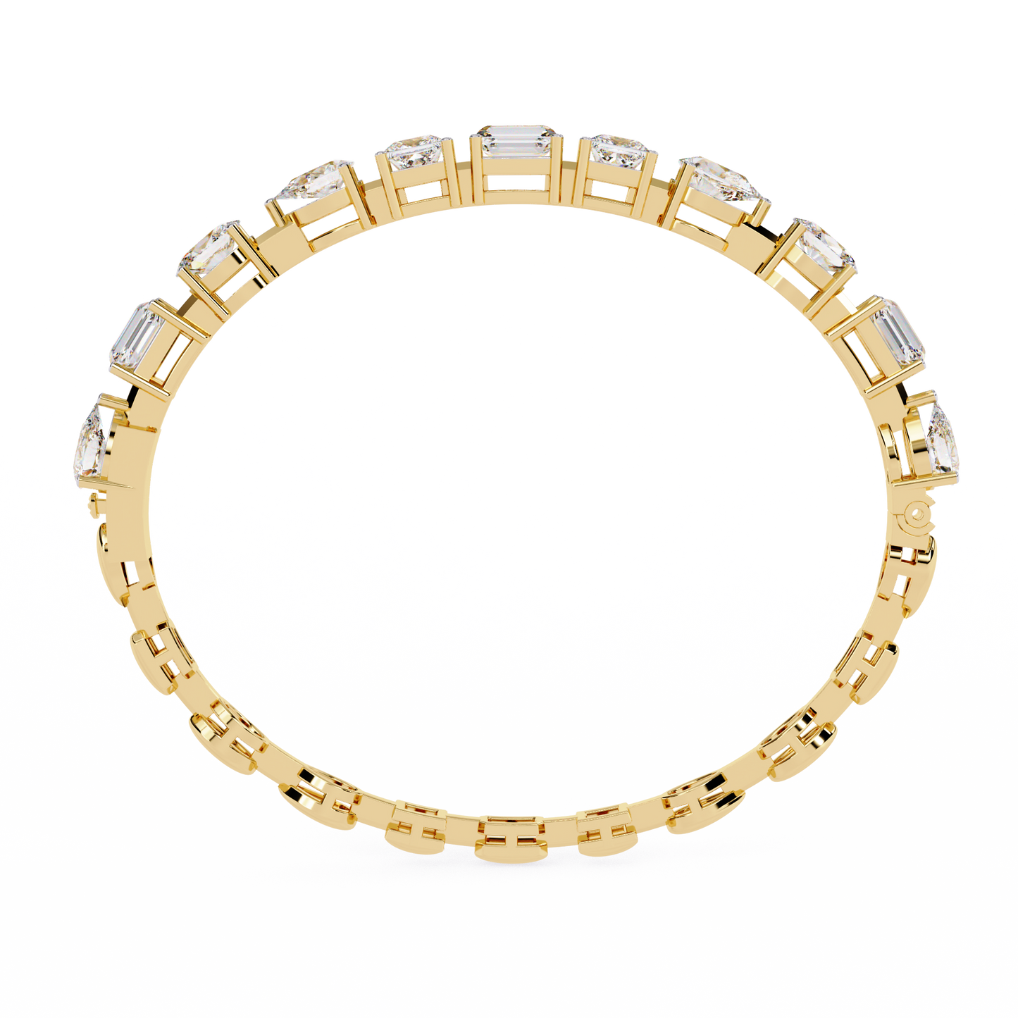 Whimsical Diamond Embrace Bracelet