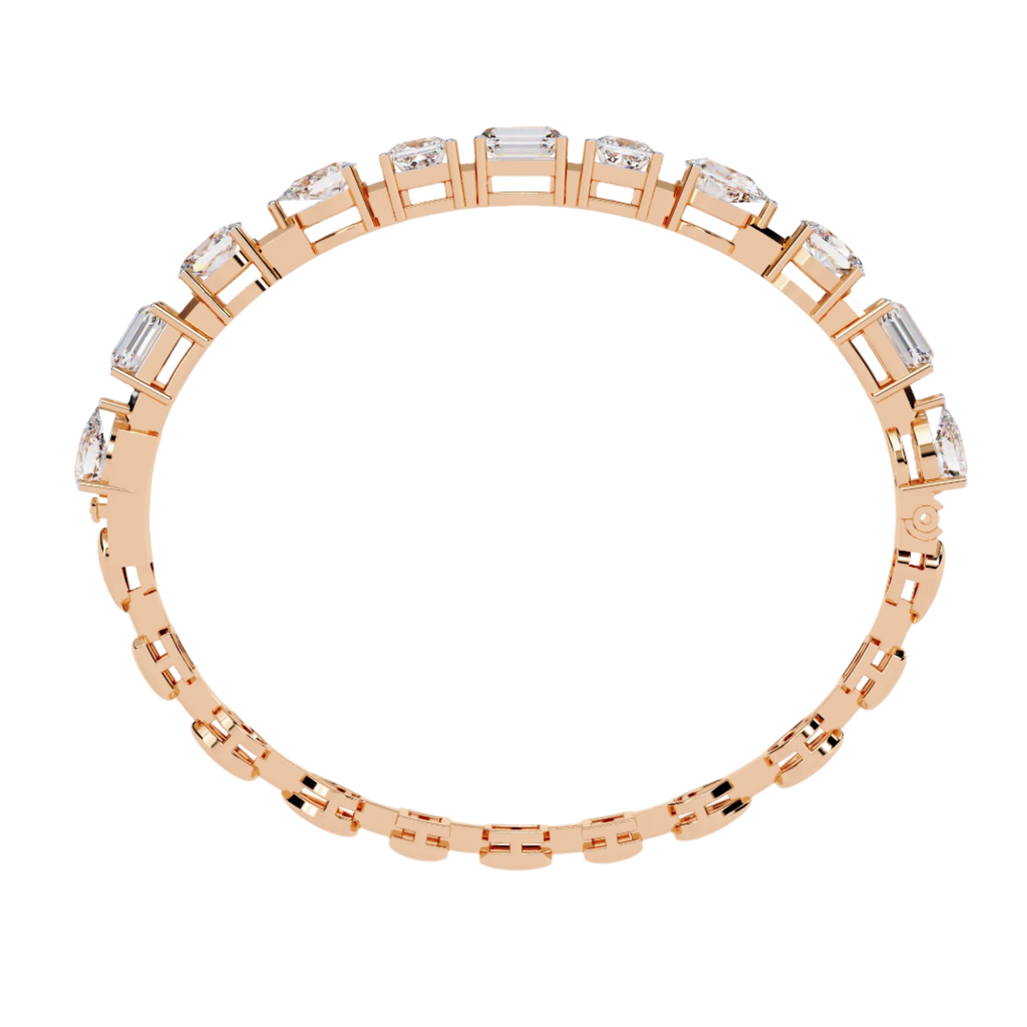 Whimsical Diamond Embrace Bracelet