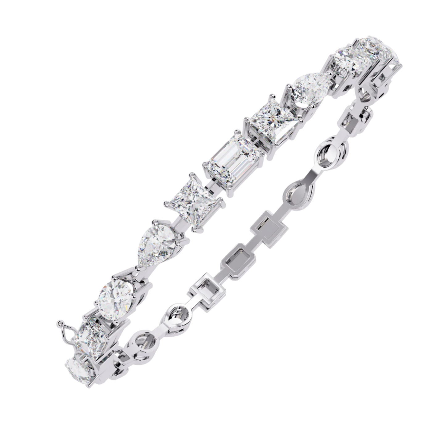 Whimsical Diamond Embrace Bracelet