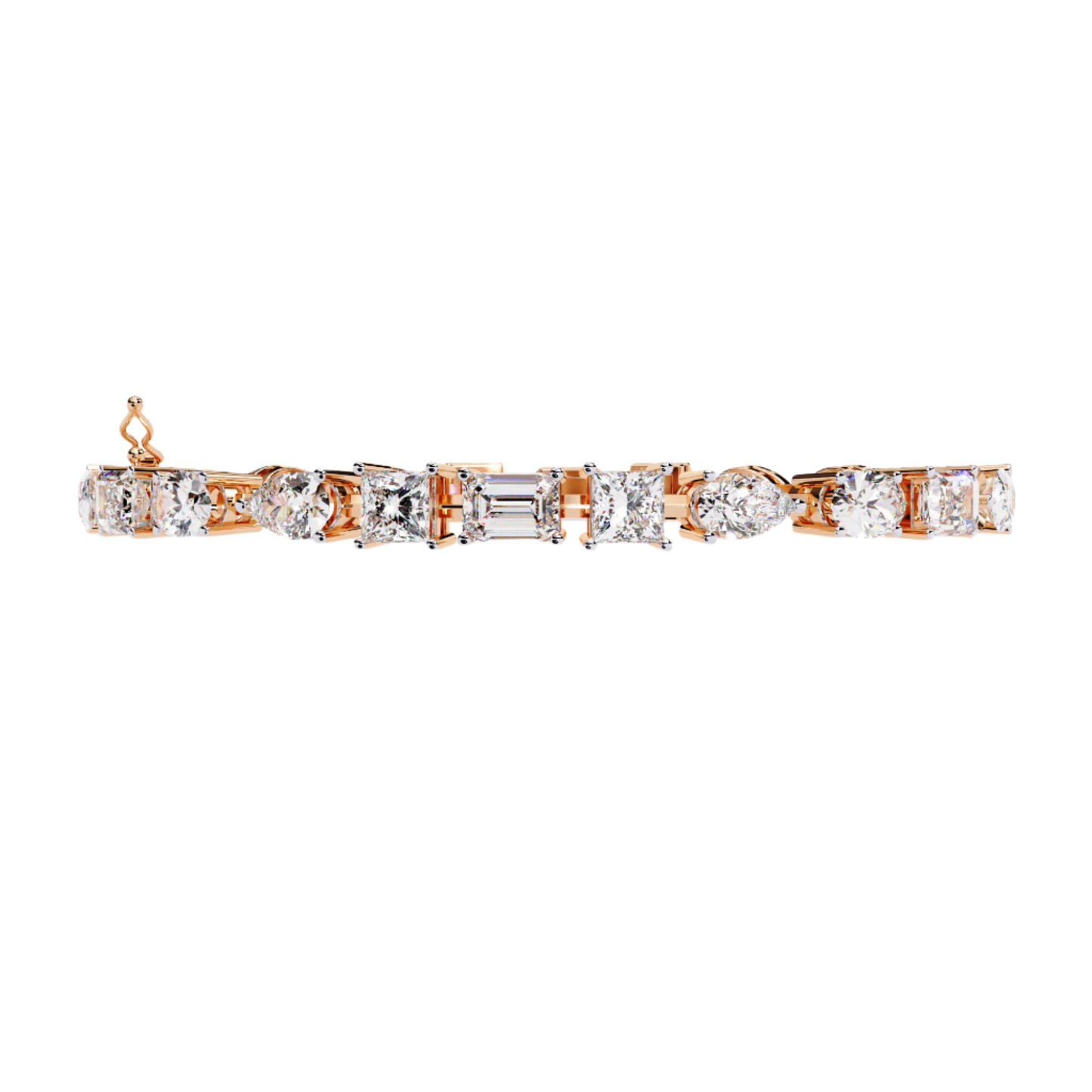 Whimsical Diamond Embrace Bracelet