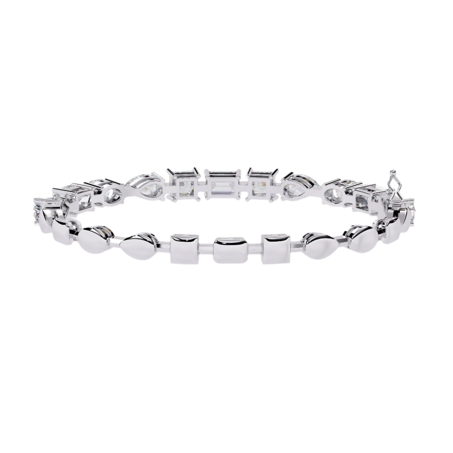 Whimsical Diamond Embrace Bracelet