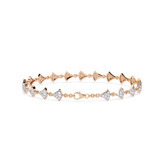 Glimmering Diamond Pavé Kite Bracelet