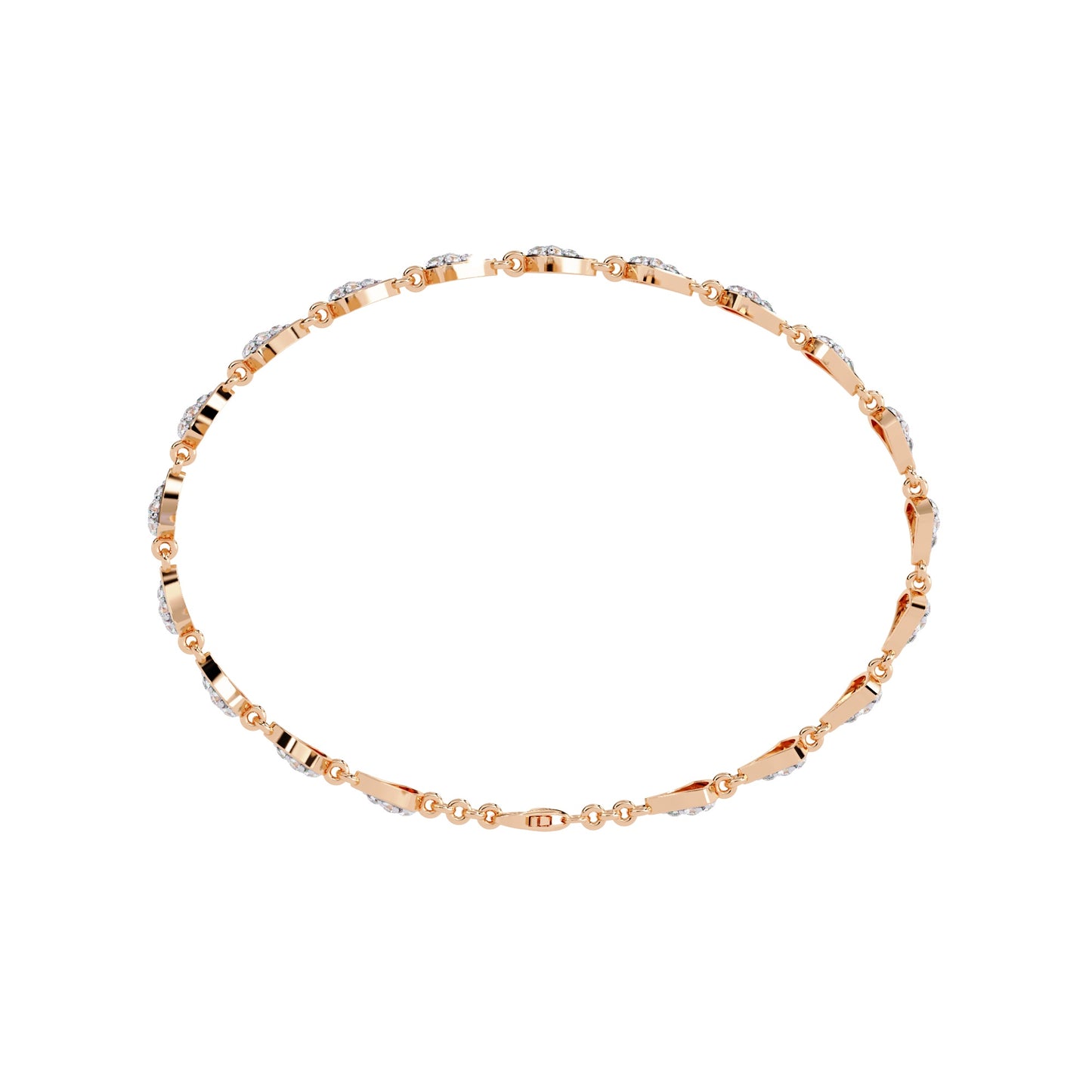 Glimmering Diamond Pavé Kite Bracelet