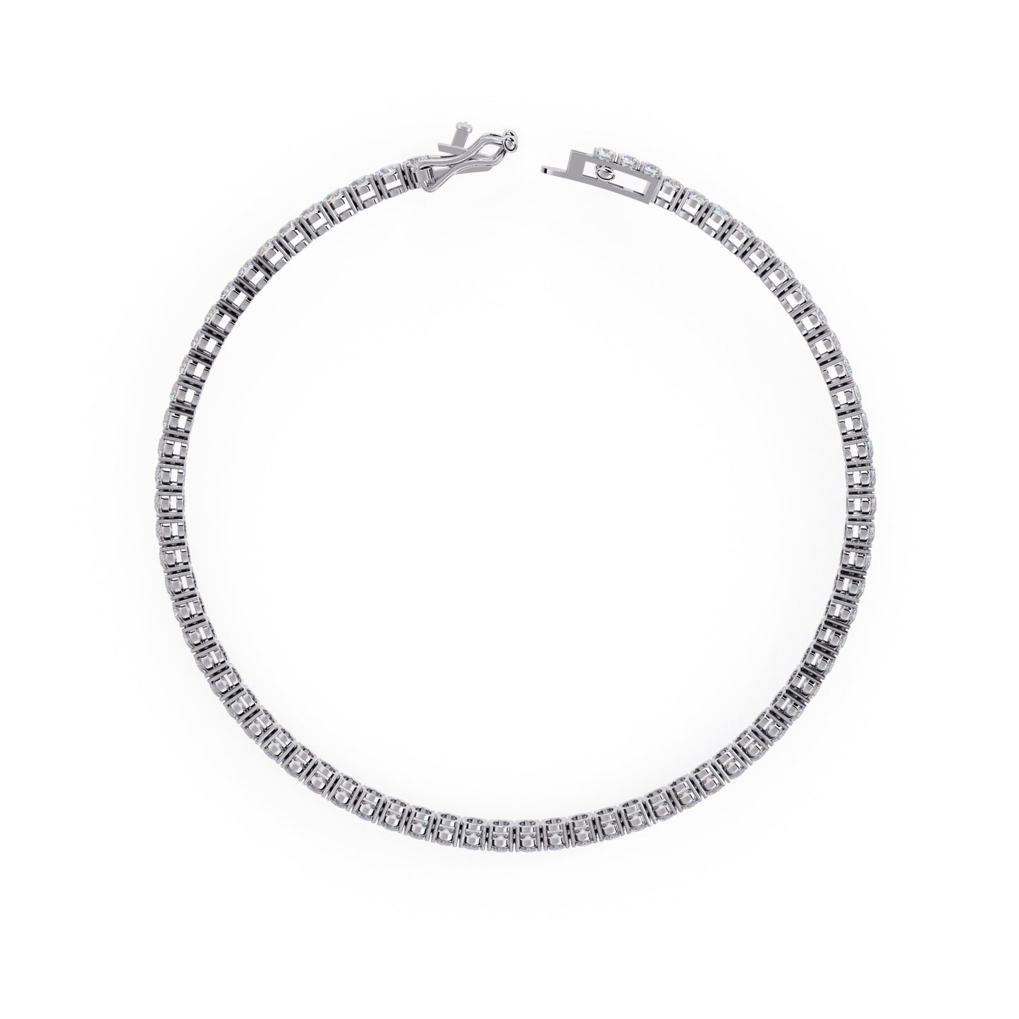 Diamond Bracelet with Round Brilliant Diamonds