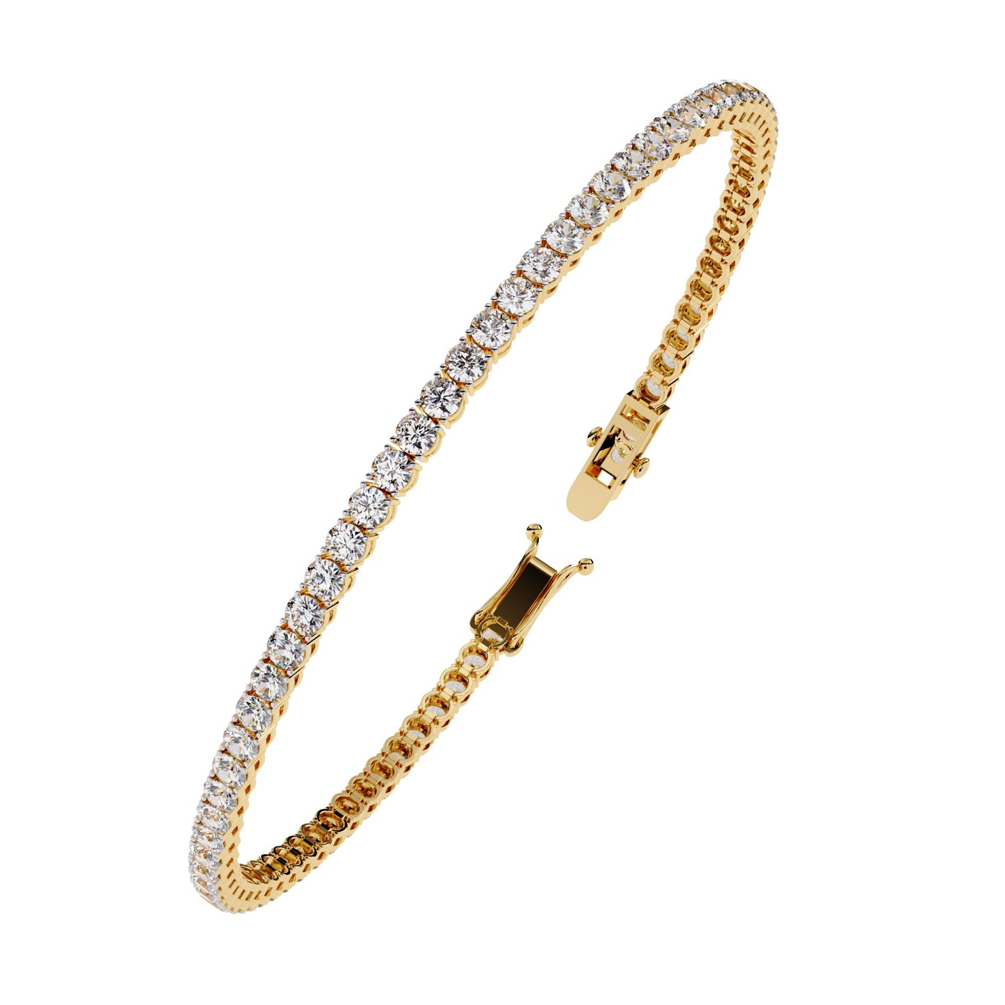 Diamond Bracelet with Round Brilliant Diamonds