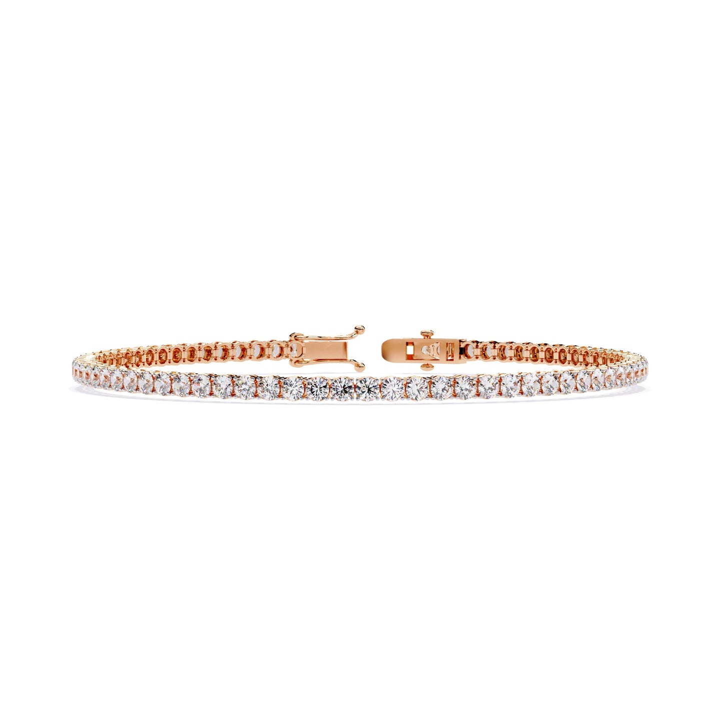 Diamond Bracelet with Round Brilliant Diamonds