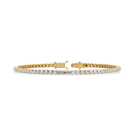 Diamond Bracelet with Round Brilliant Diamonds