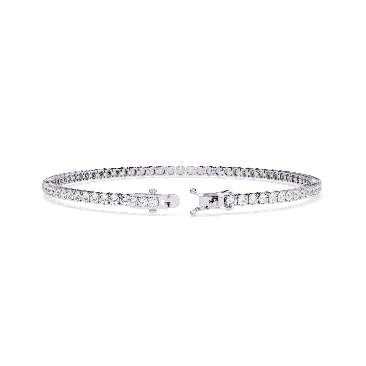 Diamond Bracelet with Round Brilliant Diamonds