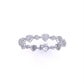 Heart Shape bracelet with ROUND cut Diamonds