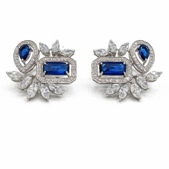 Exquisite Diamond Cluster Earrings