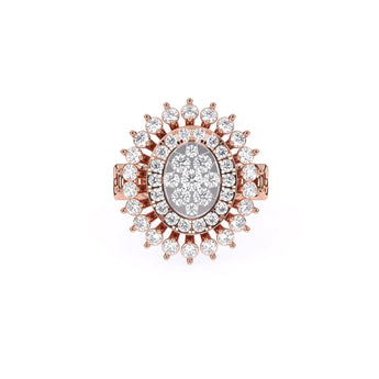 Buy Celestial Cluster Diamond Engagement Ring from Ivana Jewels Best lab grown diamond jewellery brand