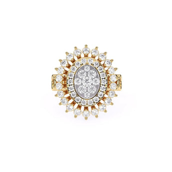 Buy Celestial Cluster Diamond Engagement Ring from Ivana Jewels Best lab grown diamond jewellery brand