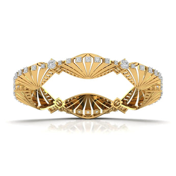 Buy Lab grown Round Cut Diamond Bangle Online from Ivana Jewels Best lab grown diamond jewellery brand