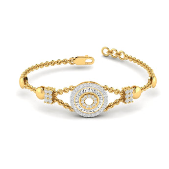 Charming  Gold Bracelet Best lab grown diamond jewellery brand