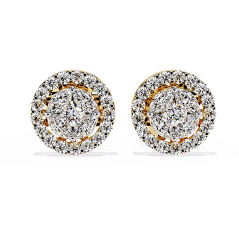 Buy Chic Diamond Stud Earring from Ivana Jewels Best lab grown diamond jewellery brand