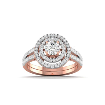 Buy Wedding Band Diamond Engagement Ring from Ivana Jewels Best lab grown diamond jewellery brand