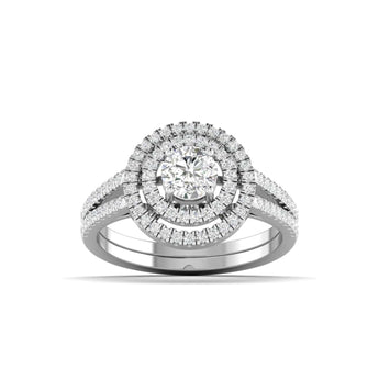 Buy Wedding Band Diamond Engagement Ring from Ivana Jewels Best lab grown diamond jewellery brand