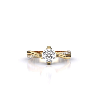 Buy Classic Ally Casual Diamond Ring at Ivana Jewels Best lab grown diamond jewellery brand