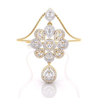 Buy Classic Design Diamond Pendant Online from Ivana Jewels Best lab grown diamond jewellery brand