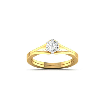 Buy Round Classic Diamond Engagement Ring from Ivana Jewels Best lab grown diamond jewellery brand