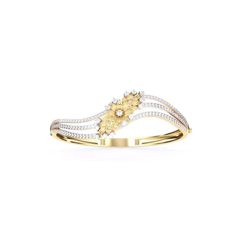 Buy Classic Floral Design Diamond Bracelet from Ivana Jewels Best lab grown diamond jewellery brand
