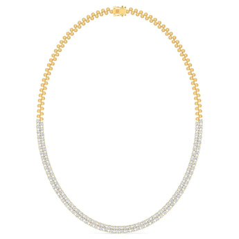Tennis Necklace with Over 9 Carat Diamonds Best lab grown diamond jewellery brand