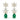 Buy Classy Diamond Dangler Earring from Ivana Jewels Best lab grown diamond jewellery brand
