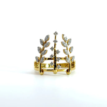 Buy Crown Style Diamond Cocktail Ring at Ivana Jewels Best lab grown diamond jewellery brand
