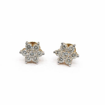 Sparkling Cluster Flower Design for Women