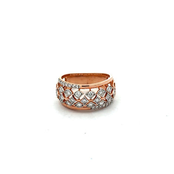 Elegant Six-Prong Round Diamond Solitaire in 14K Rose Gold