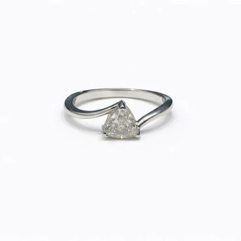 1.0 Carat Diamond Wave Statement Ring in 14Kt Yellow Gold
