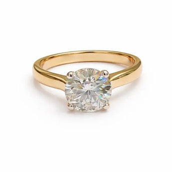 Minimalist 2.90 Carat Diamond Solitaire Ring