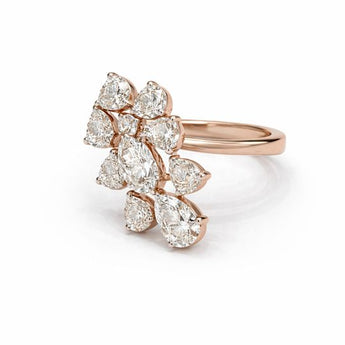 2 Carat Diamond Solitaire Fashion Ring with Brilliant Sparkle