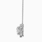 1.3 Carat Centre Solitaire Round Diamond Halo Pendant