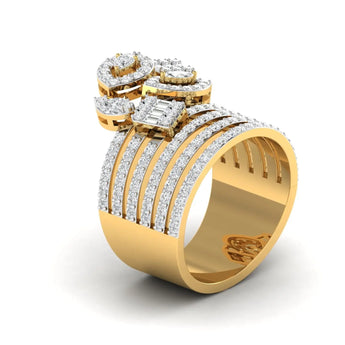 Buy Statement Diamond Cocktail Ring at Ivana Jewels Best lab grown diamond jewellery brand