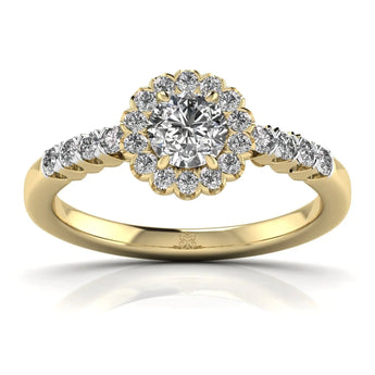 Buy Dazzling Delight Diamond Engagement Ring from Ivana Jewels Best lab grown diamond jewellery brand