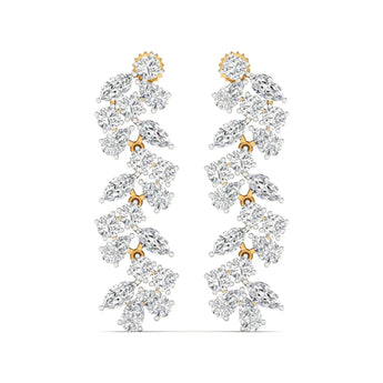 Bridal Diamond Drop Earrings Best lab grown diamond jewellery brand