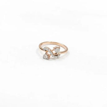 Rose Gold Diamond Infinity Ring - Perfect Anniversary Gift